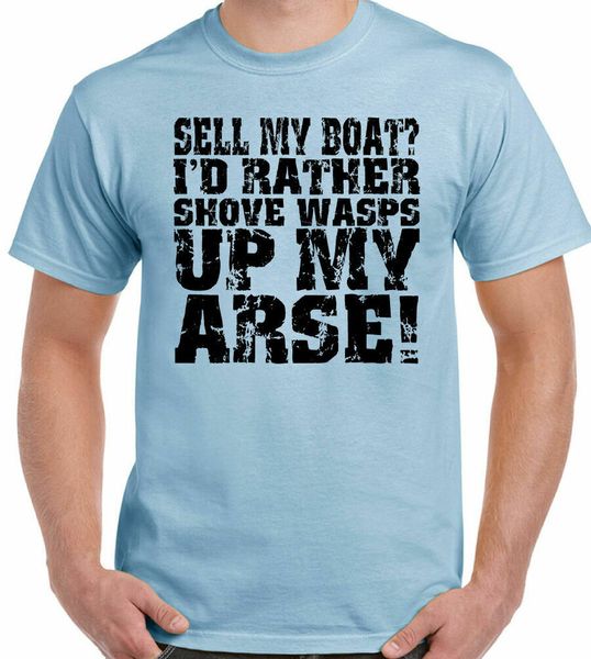 

sold my boat mens funny sailing t-shirt sailor ship yacht rowing, White;black