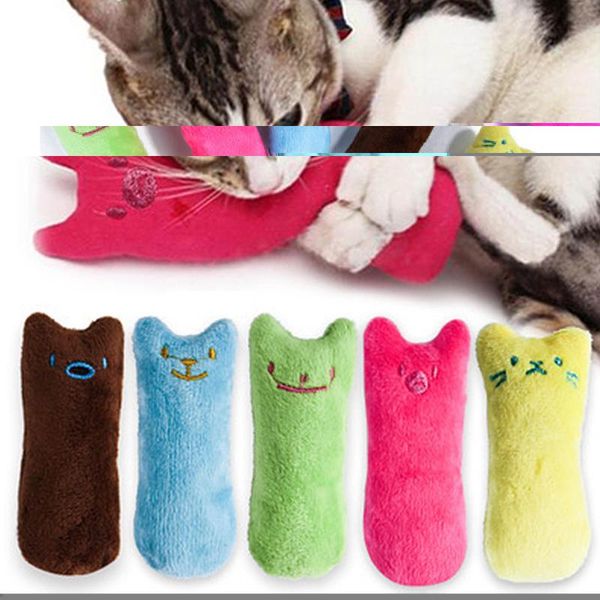 

cat toys funny plush traning dog supplies lovely animal mint kitten interactive toy thumb pillow pet accessories