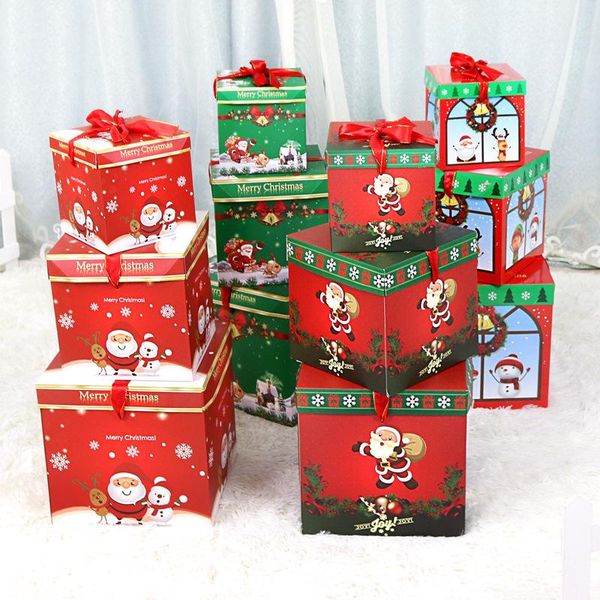 

gift wrap christmas box paper packing tree decoration stack window display drop