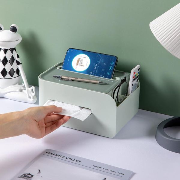 

tissue boxes & napkins kitchen accessories multifunctional box remote control face-cover storage for home living room organizador