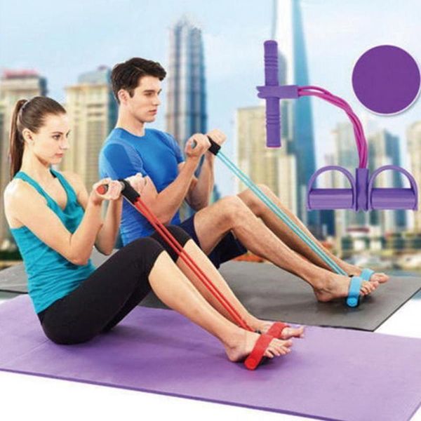 

sit-up accessories multi functional adjustable push-pull rope yoga equipment workout fitness gym supplies stripes