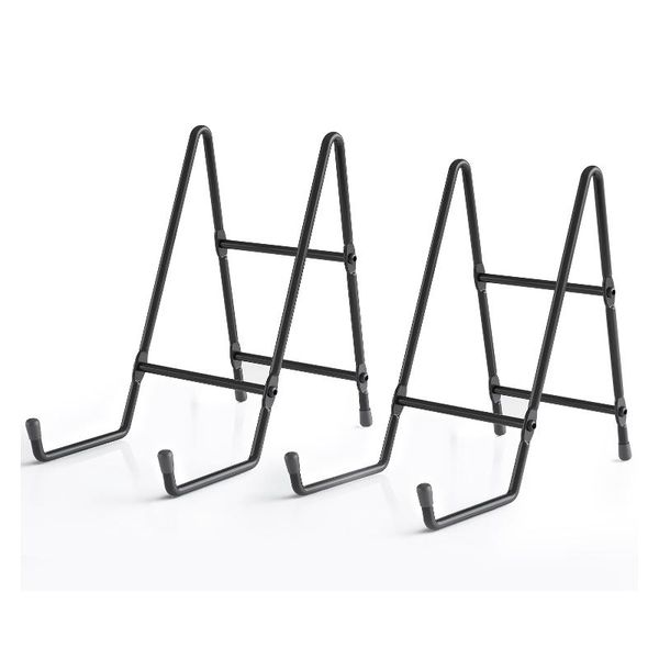 

hooks & rails easel exquisite bookshelf dish rackiron art display stand plate bowl picture frame po book pedestal holder home decor