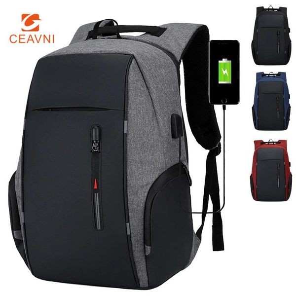 

backpack ceavni usb cargo pack from men proof dwaterproof water 15.6 casual portable male oxford businessman's pocket laprucksacks