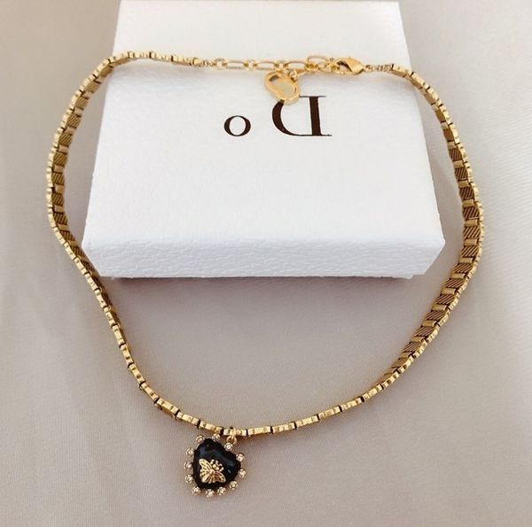 

dijia bee collar necklace female brass heart-shaped necklace fan collar, Silver
