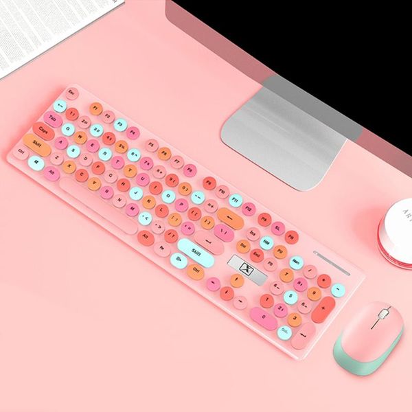 

mechanical keyboard and mouse combo 104 keys keyboards gaming for pc gamer computer desktop