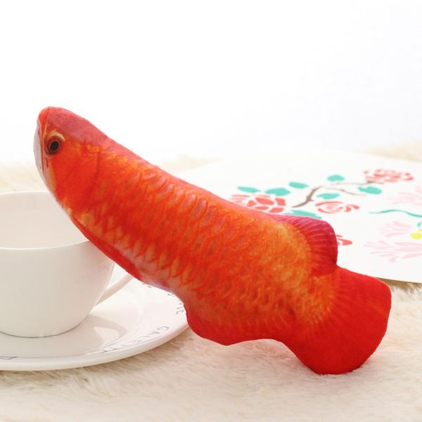 

cat toys lovely vivid artificial fish plush pet puppy dog sleeping cushion fun toy mint catnip gadget supplies