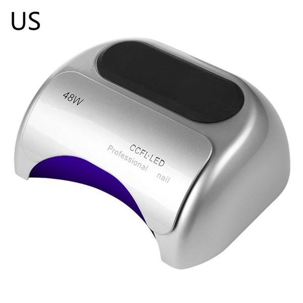 

nail dryers q1qd professional 48w ccfl uv led lamp dryer cure nails polish gel art automatic induction manicure tools
