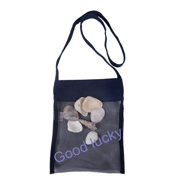 

storage bags 40pcs/lot beach mesh bag kids seashell shell tote