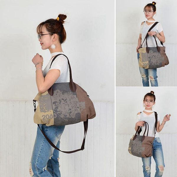 

evening bags canvas retro shoulder messenger bag tote luxury handbags women designer women's handbag vintage