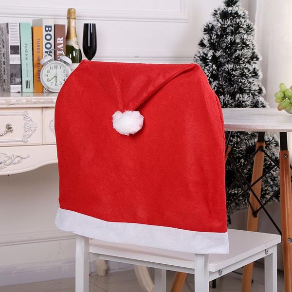 

chair covers 2 pcs christmas skiing snowman cover home decoration