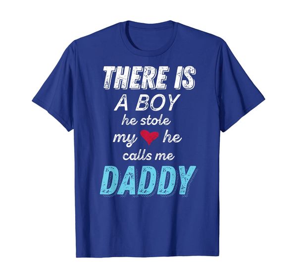 

there is a boy he stole my heart he calls me daddy shirt, White;black