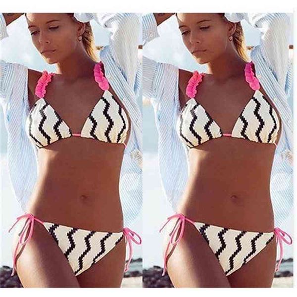 

Women' Bikini Swimwear Style Split Sexy Wave Lace Ne