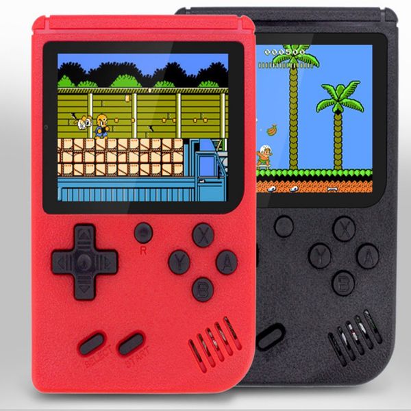 

mini handheld video game console portable retro 8 bit model can store 400 in 1 av color lcd