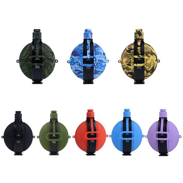 

hydration packs outdoor military water bottle silicone large capacity folding kettle hiking camping leak proof tour