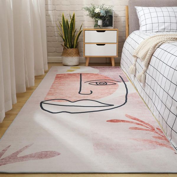 

geometric abstraction anti-slip carpet indoor decoration area rugs living room bedroom bedside bay window sofa floor decor mat carpets