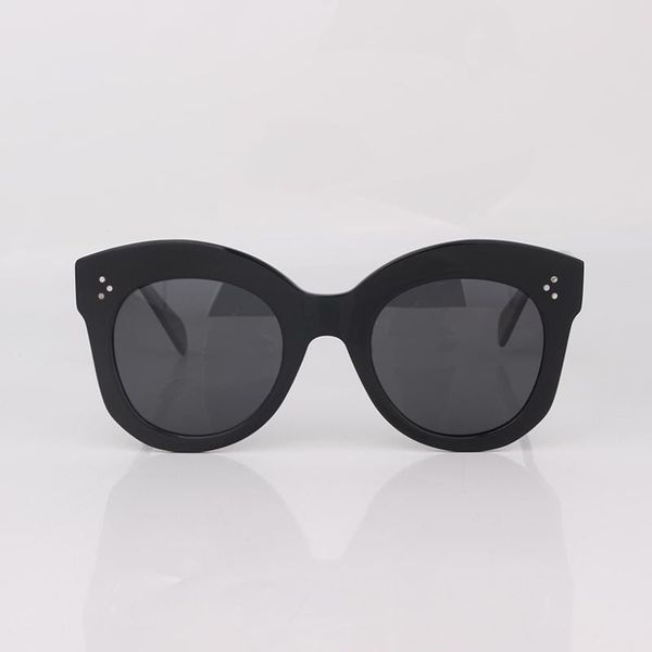 

sunglasses black cat eye women chunky acetate, White;black