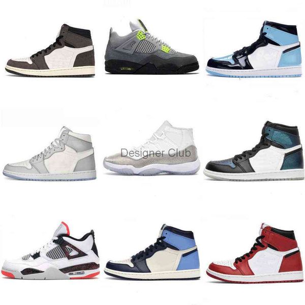 

1 1s shoes men basketball shoes designer sneakers running shoe sports torch hare game royal pine green court with box 43qojp