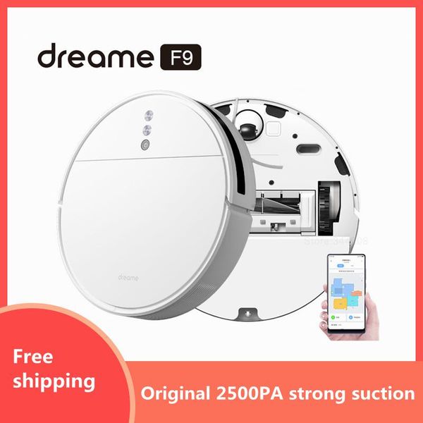 

vacuum cleaners dreame f9 robot cleaner 2500pa strong suction automatically charge planned cleaning dust collector aspirator for home