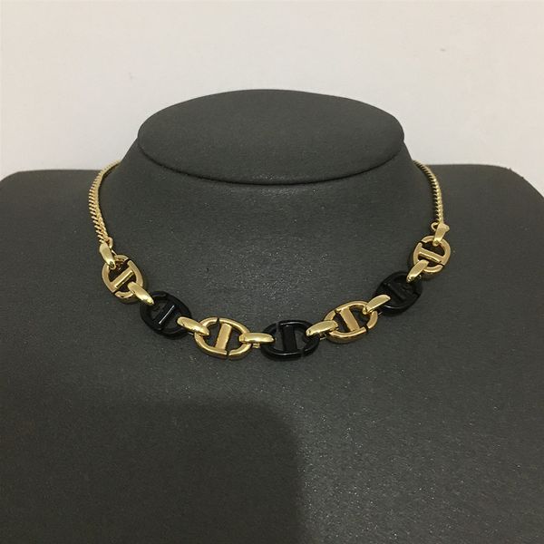 

special offer 70% off family 2021 new letter necklace women's net red same collar chain choker, Silver