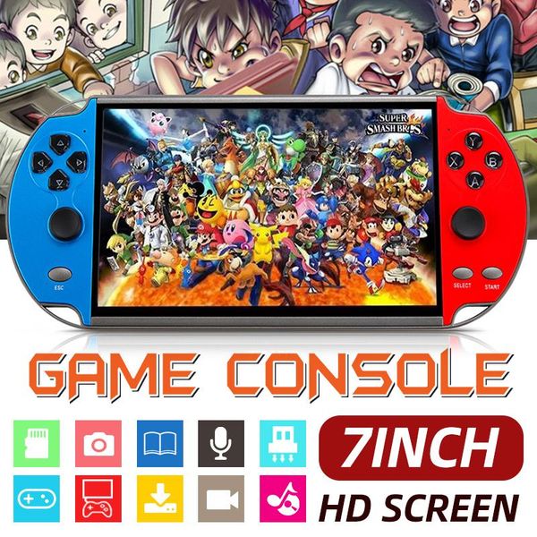 

portable game players x12 plus video console built in 20000+ games 32gb handheld double joystick controller retro psp mp3 player
