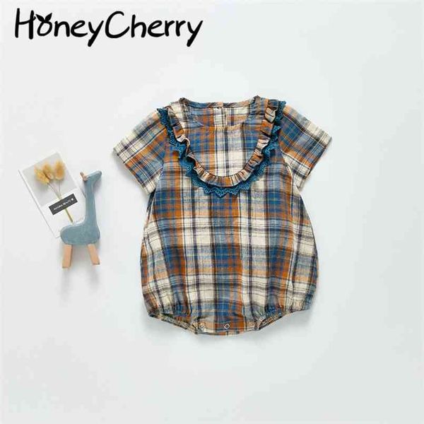 

clothes onesie summer baby cute super foreign style girl 210702, Blue