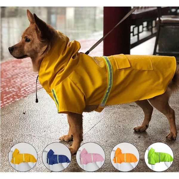 

dog apparel 50pcs/lot rain poncho pet coat waterproof cloths