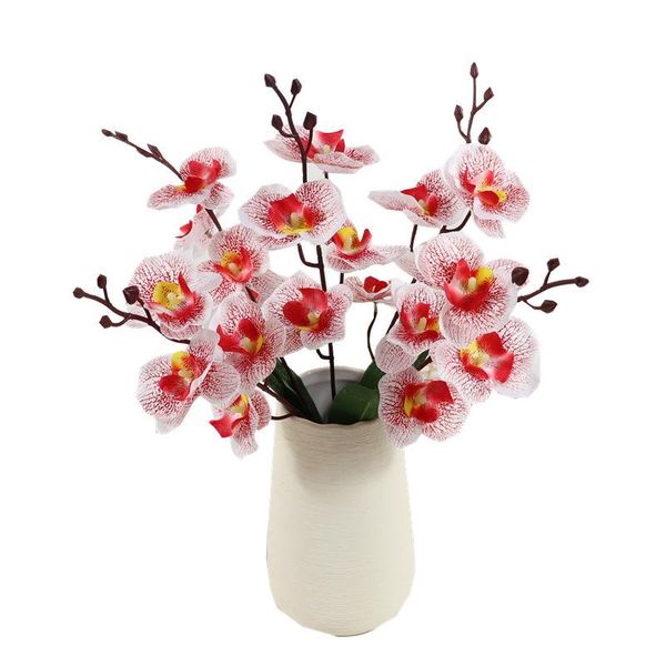 

decorative flowers & wreaths silk phalaenopsis bunch fake flower decoration home table party wedding scene arrangement bouquet