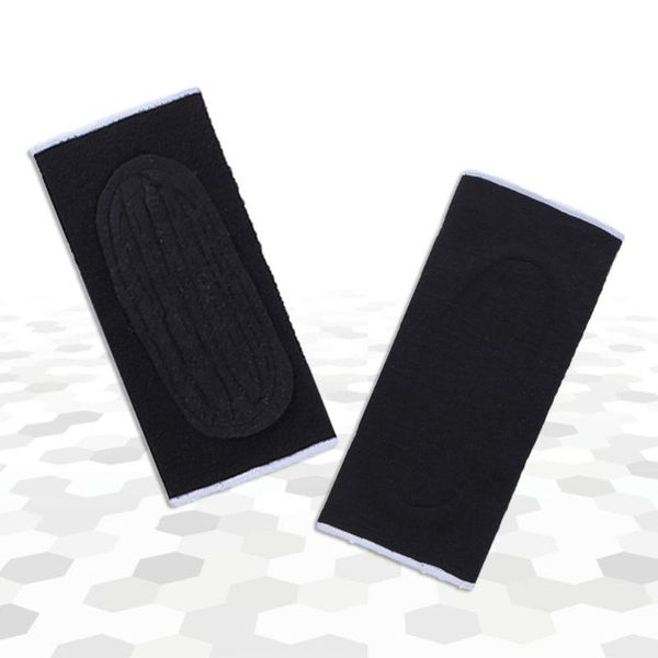 

pair warm knee pads ride elastic sleeves kneecap thicken kneepad for sports cycling (black) elbow &, Black;gray