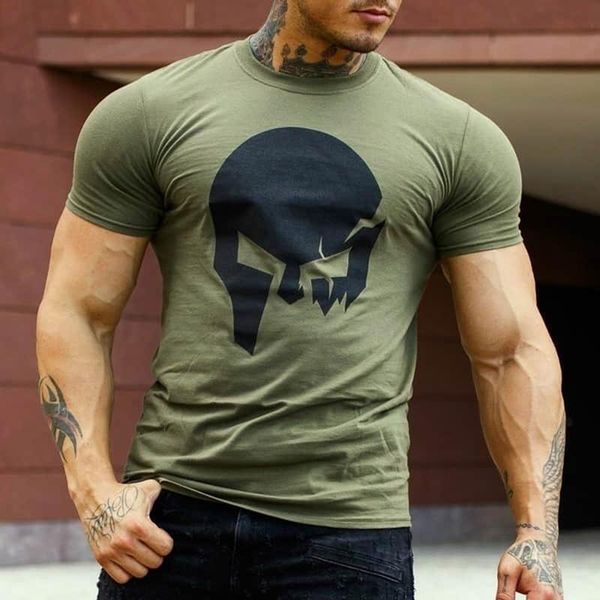 

men's t-shirts printed short sleeve t-shirt slim casual streetwear old style summer 2021, White;black