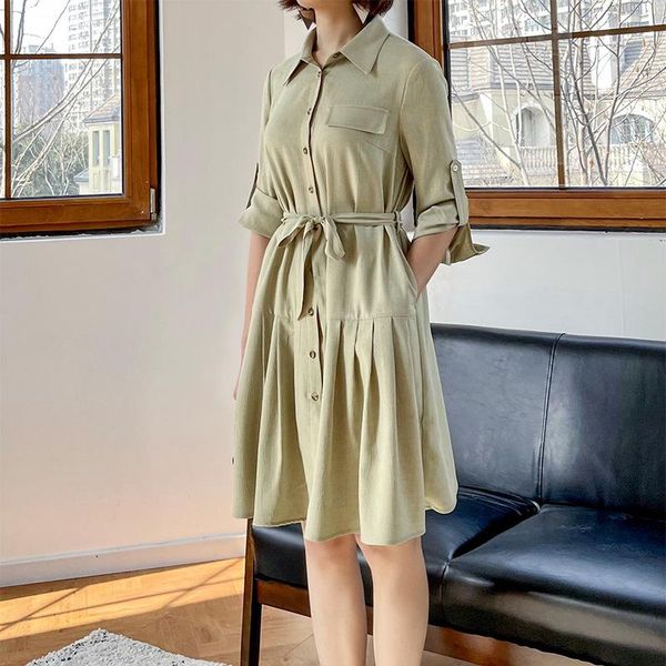 

casual dresses gaoke's dress in spring and summer of 2021 for women, Black;gray