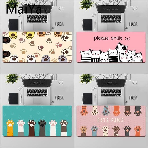 

mouse pads & wrist rests maiya cute baby cat diy design pattern game mousepad large pad keyboards mat