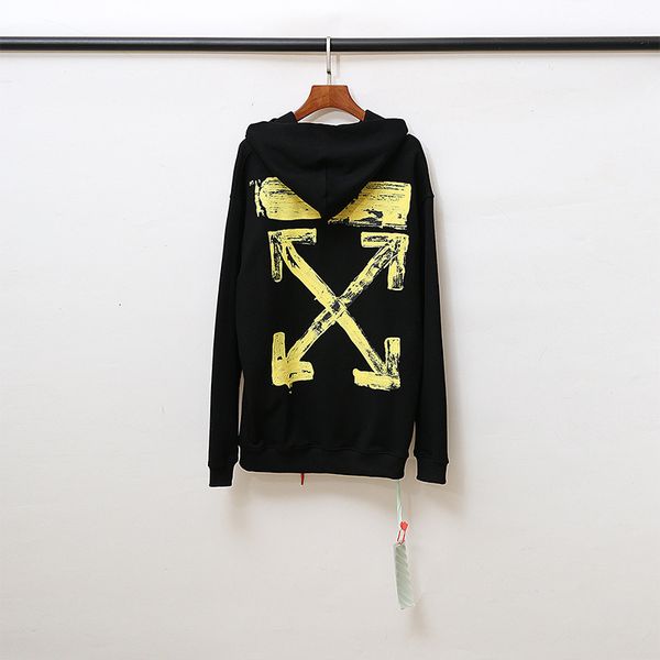 

quality off hoodie graffiti high limited arrow classic whiteow, Black