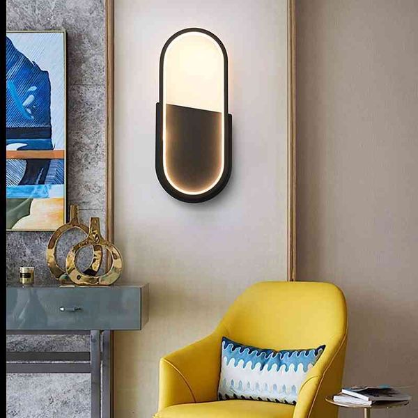 

led modern simple living creative waterproof l bedroom corridor porch wall lamp