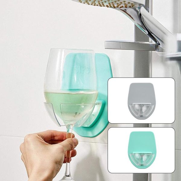 

tablewine racks waplastic glass holder for the bath shower red silky strong storage rack kitchen hanging