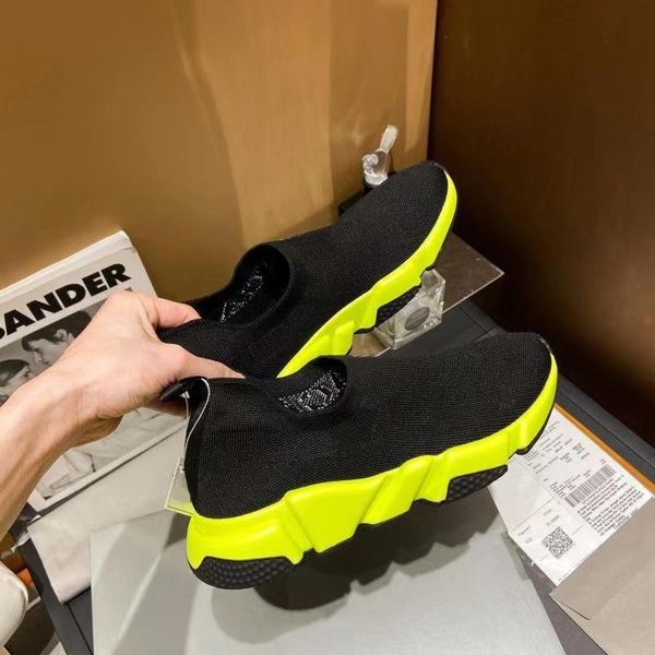 

mens shoes casual luxury designer fashion trend womens genuine leather sneaker solid colors dress with box size 35-45 a02, Black