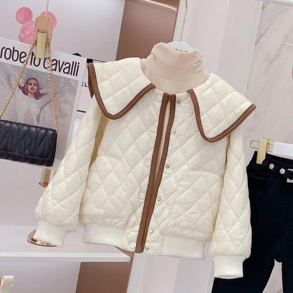 

jackets fashion kids girls princess coat autumn winter children long sleeve sweet cardigan outwear coats casacos adk756, Blue;gray
