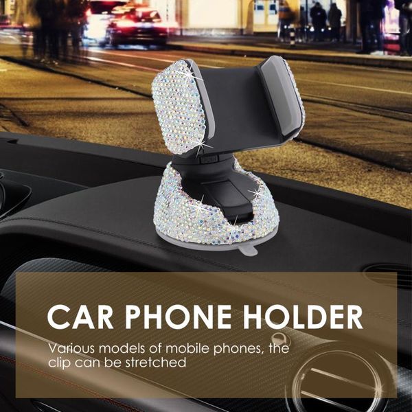 

cell phone mounts & holders car holder suction cups air vent clip rhinestone smartphone stands mount for outdoor mobile ornaments