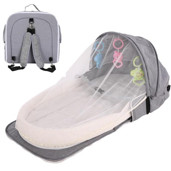 

baby cribs foldable travel bassinet sleeper bed nursery nest for borns portable mosquito net hanging toys