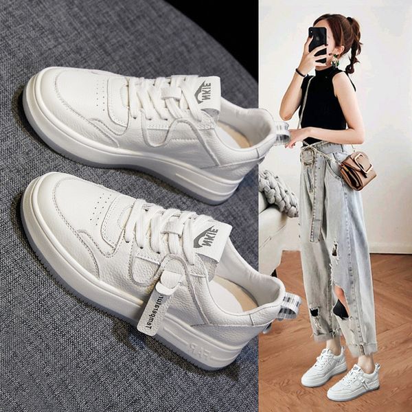 

women's shoes small white women's ins soft sole light and comfortable korean casual sports running board women