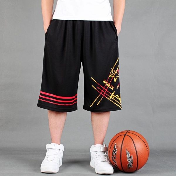 

casual pattern mens shorts fashion trendy outdoor basketball drawstring spodenki damskie youthful vitality bd50cs men's, White;black