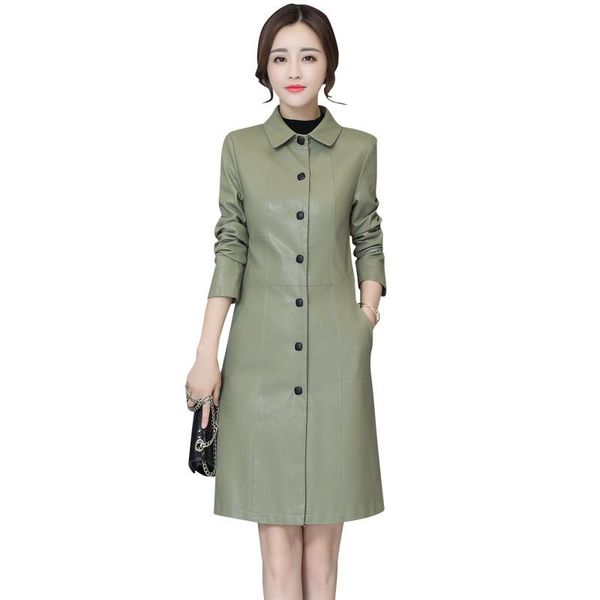 

women's leather & faux pu lapel harajuku elegant women pocket jacket female fashion sweet jackets, Black