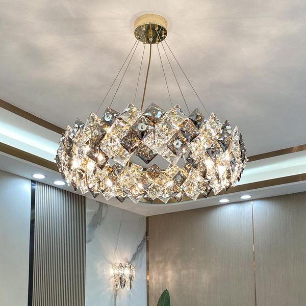 

chandeliers modern crystal chandelier for living room luxury home decor hanging light fixture dining kitchen island led cristal lamps