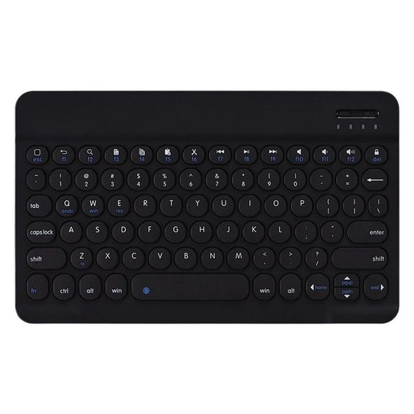 

inch dot design wireless bluetooth keyboard colorful backlit round keys keyboards