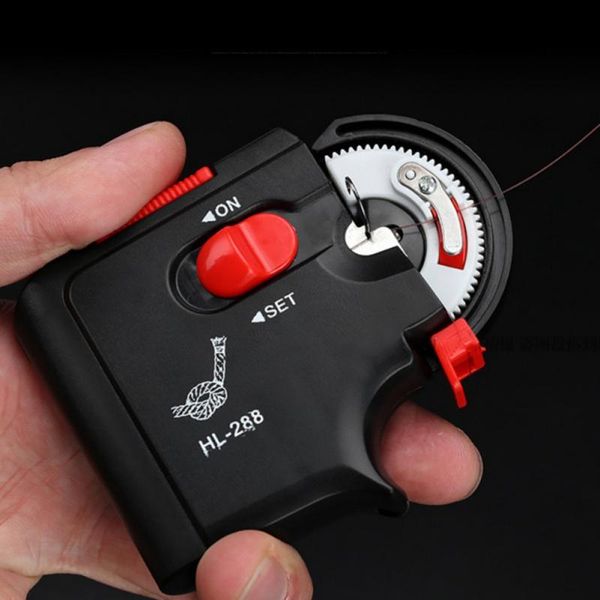 

auto electric fishing line winder portable automatic hook tier machine accessories tie fast hooks