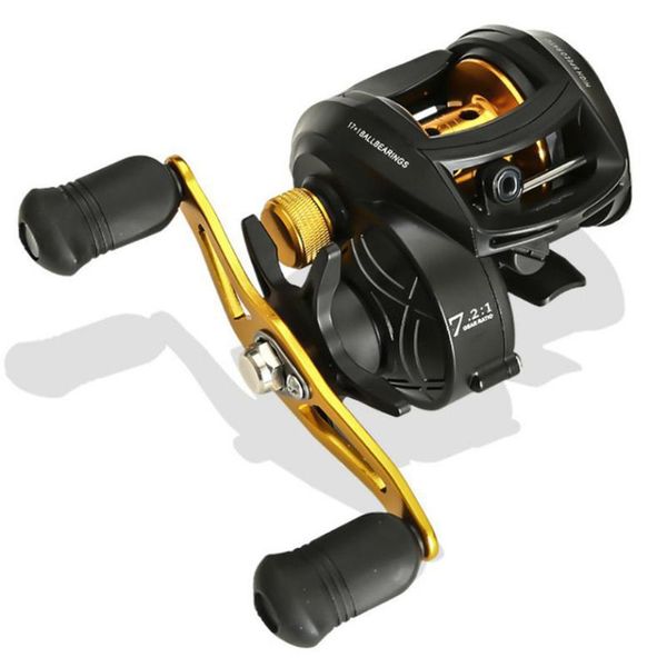 

baitcasting reels reel 7.2:1 high speed 17+1bb 8kg max drag fishing for bass ocean saltwater freshwater wheel