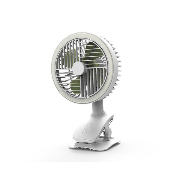 

electric fans low noise non-brush motor fan portable desk120 rotating clip usb rechargeable air conditioner room office cooler