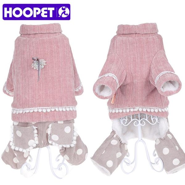 

dog apparel hoopet clothes clothing for small dogs puppy cat warm costume autumn/winter coat