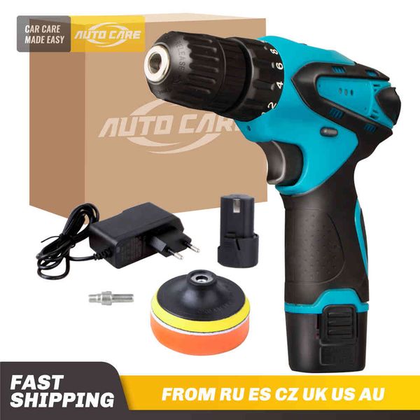 

12v wireless car polisher electric screwdriver drill cordless 120w power grinder m10 polishing machine grinding sanding tool