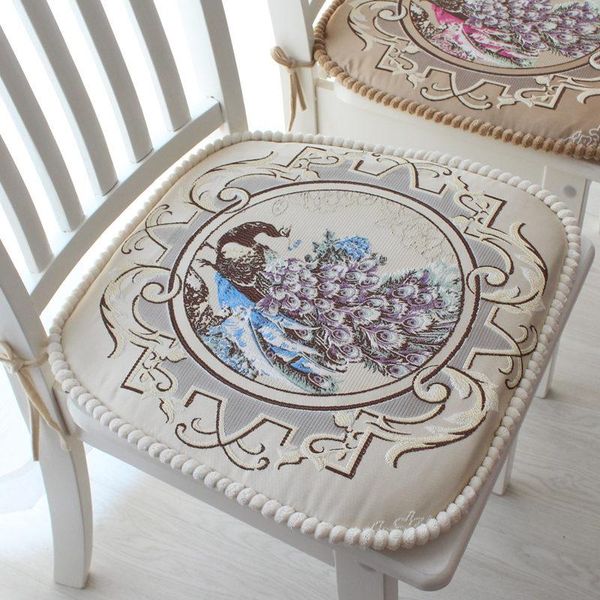 

cushion/decorative pillow floral pattern cotton chair cushion home decor chiar cushions thicken super soft office buttocks winter warm