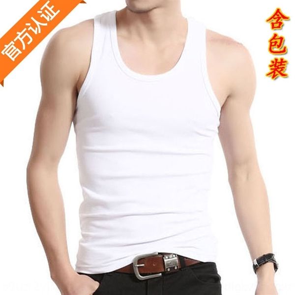 

zm11 summer leisure underpants sports bottomcoat men' tank round neck i-shape fitness summer ' leisure vest underpants vestspor, White;black